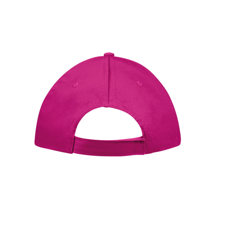 Бейсболка SUNNY, 5 клиньев, застежка на липучке, фуксия-3