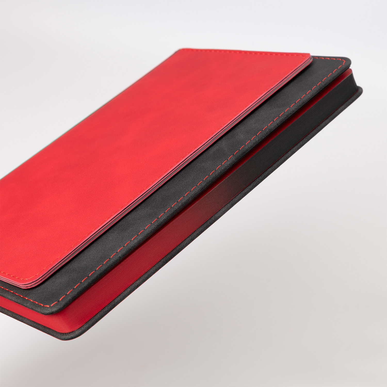 Ежедневник Медио (Medio) с клапаном недатированный, черный-2