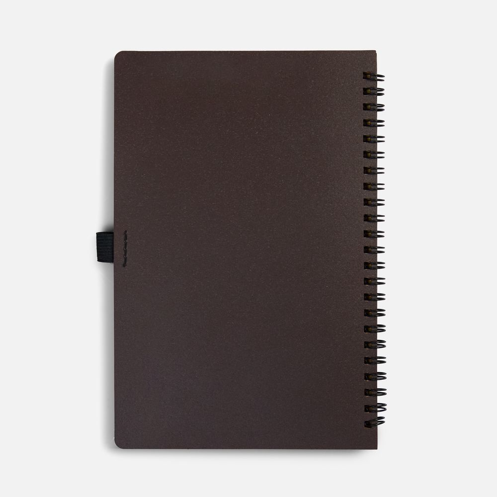 Блокнот на спирали Coffeist, коричневый-1