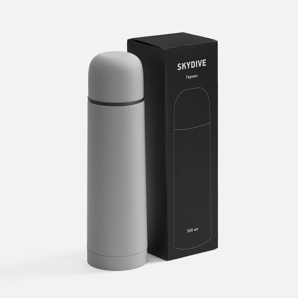 Термос Skydive ver. 2, серый-3