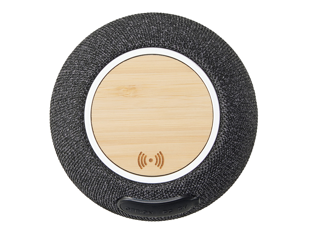 Портативная колонка с беспроводной зарядкой Ареа, 5 Вт-4