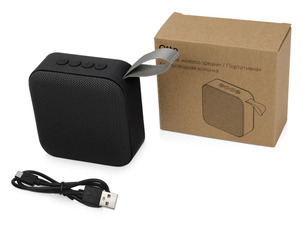 Портативная колонка Otto, черный-6