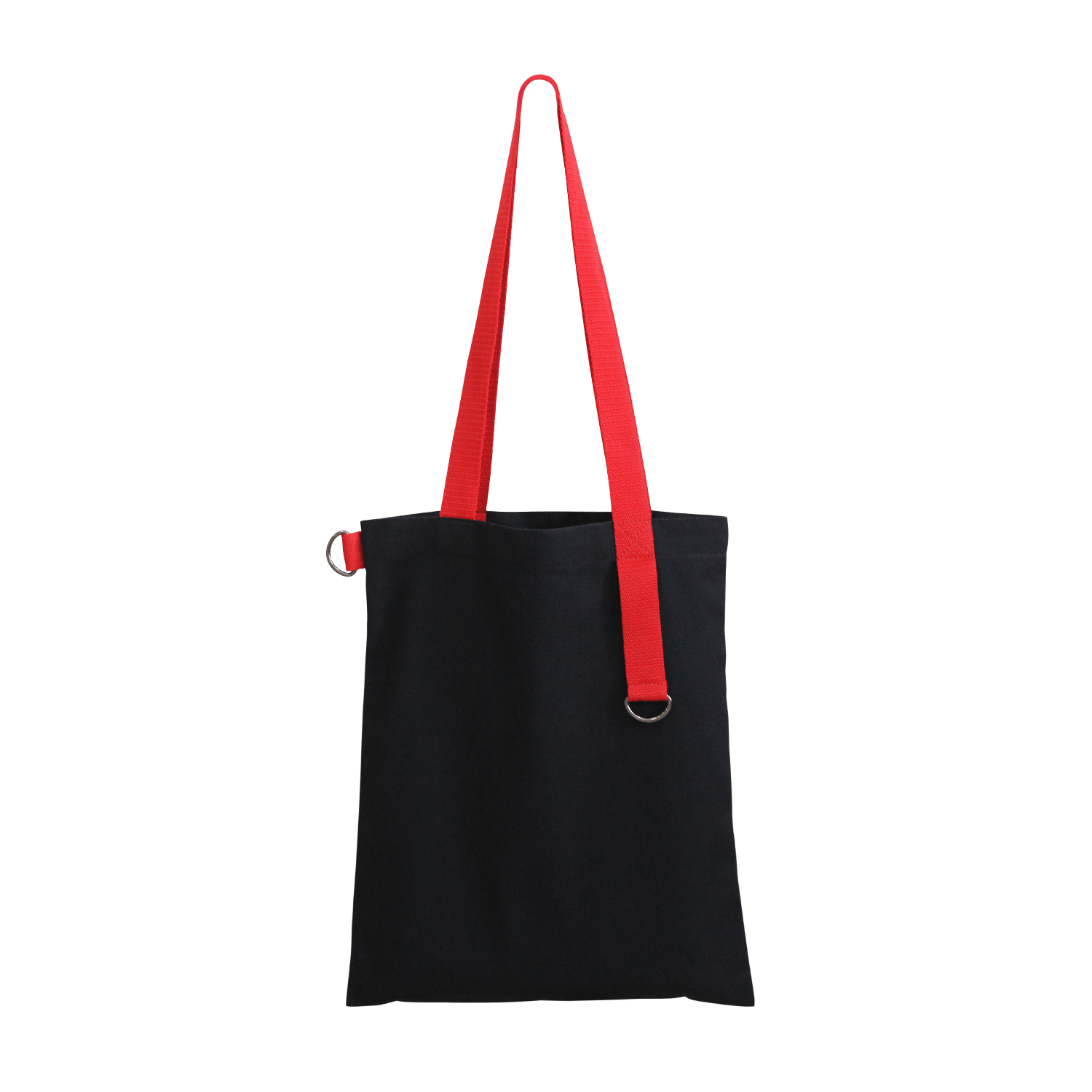 Набор Superbag Red accent: шоппер с обвесом (чёрный с красным)-3