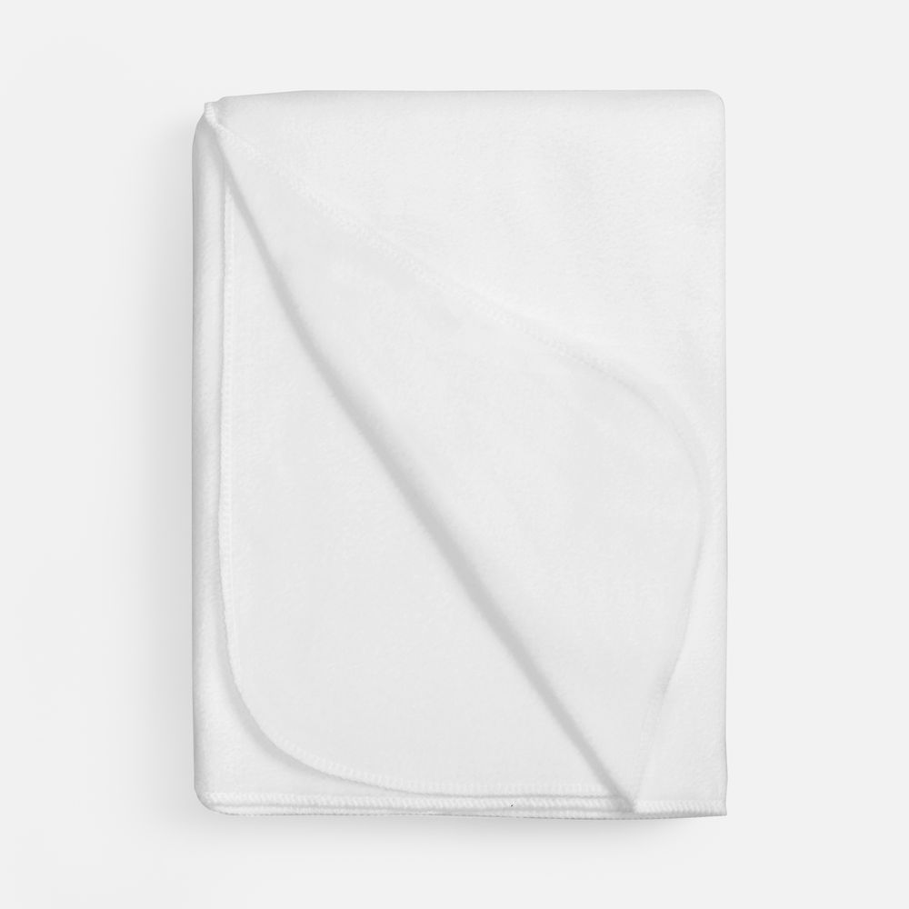 Флисовый плед Warm&Peace XL, белый-1