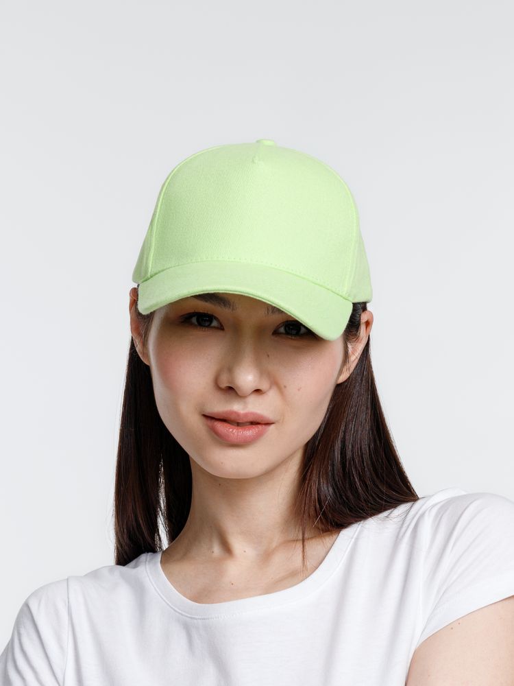 Бейсболка Standard, светло-зеленая-4