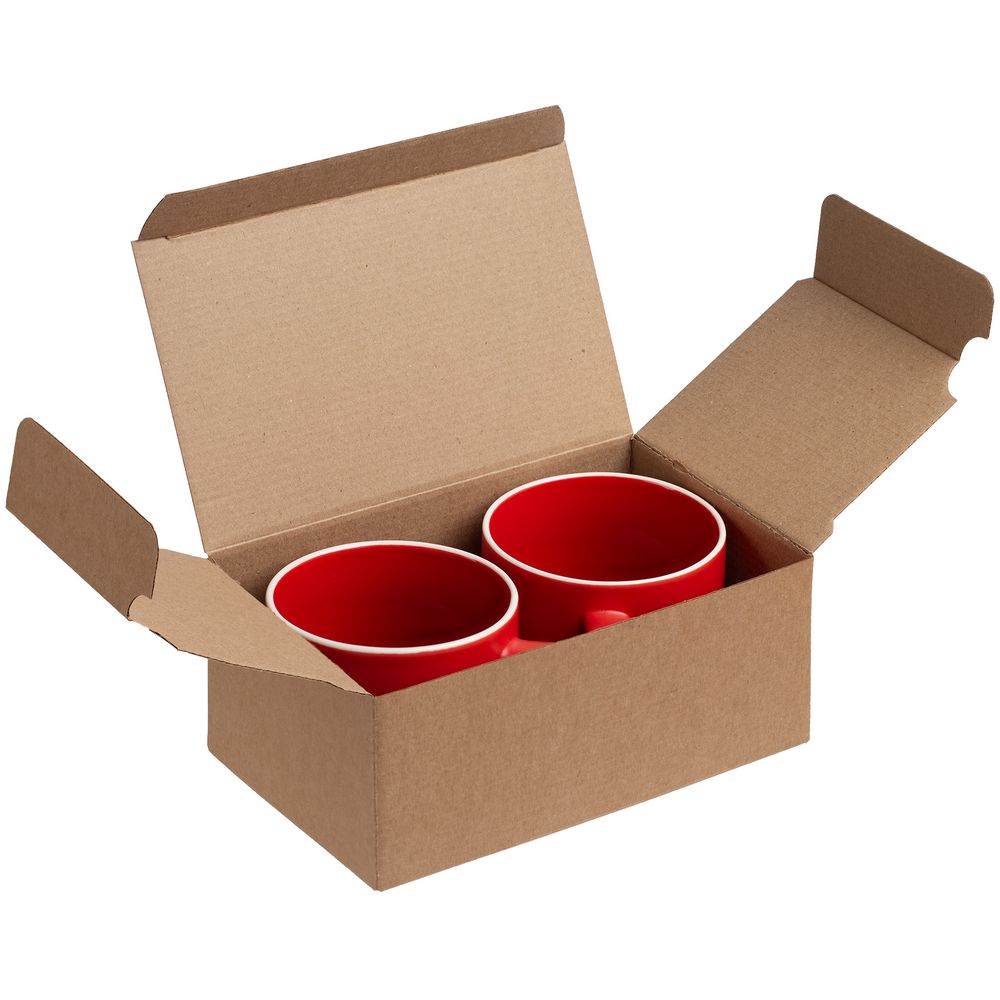 Коробка Couple Cup под 2 кружки, малая, крафт-2