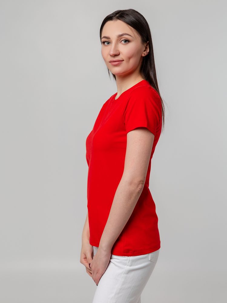 Футболка женская T-bolka Stretch Lady, красная-5
