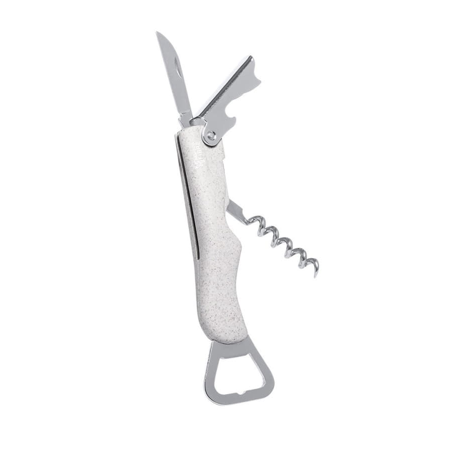 Штопор с открывалкой многофункциональный LAVIP, бежевый-1