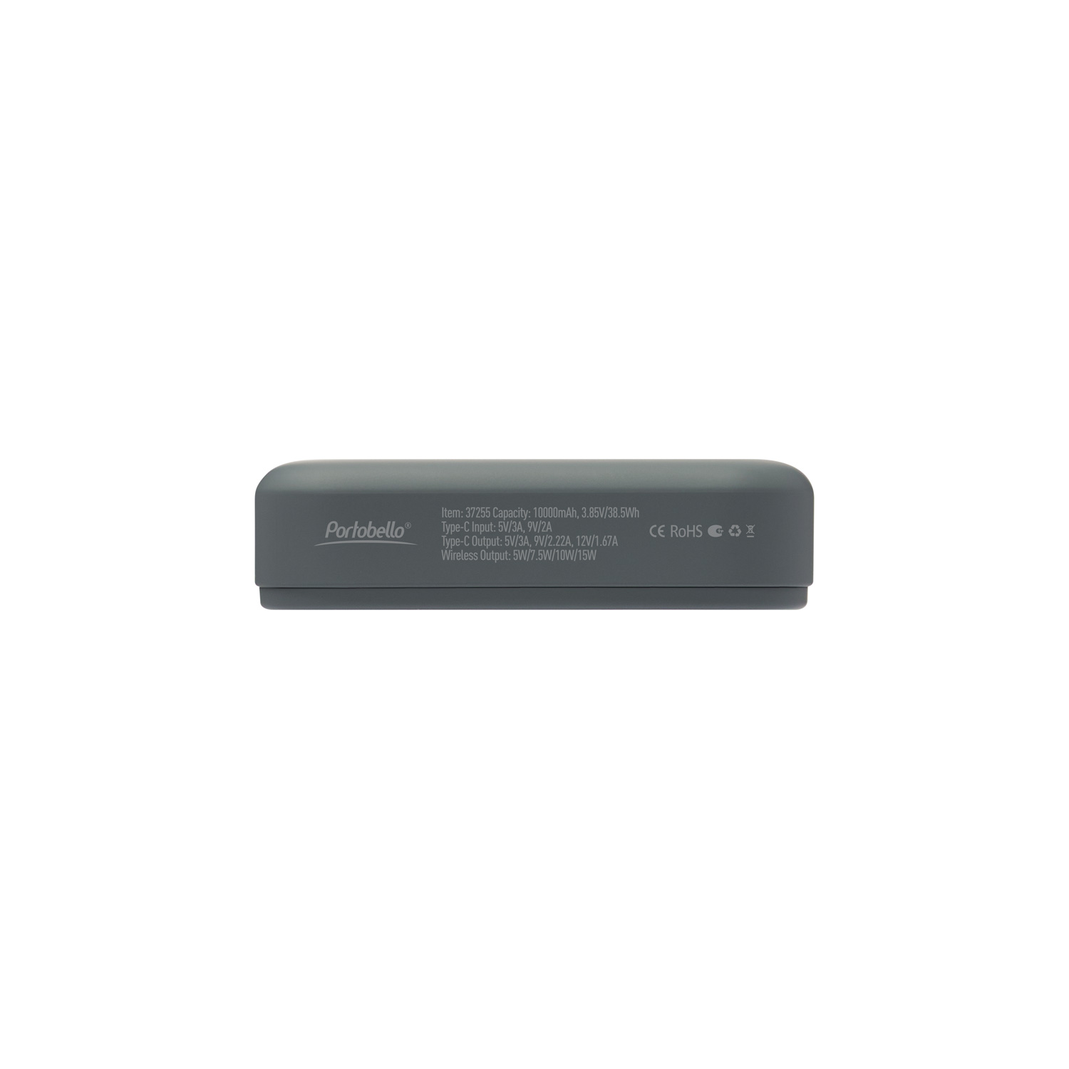 Внешний аккумулятор Юнион PD (Union PD) 10000mAh с функцией беспроводной зарядки 15W, серый-7