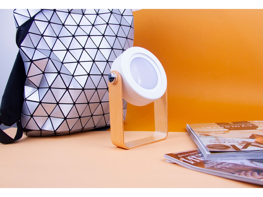 Rombica LED Oko, белый/дерево-4