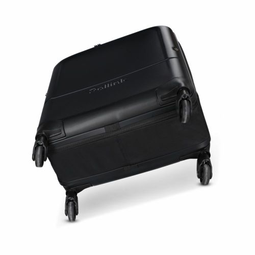 Чемодан складной Rollink FLEX LIGHT 55x40x20 см, 4 колеса, черный-1