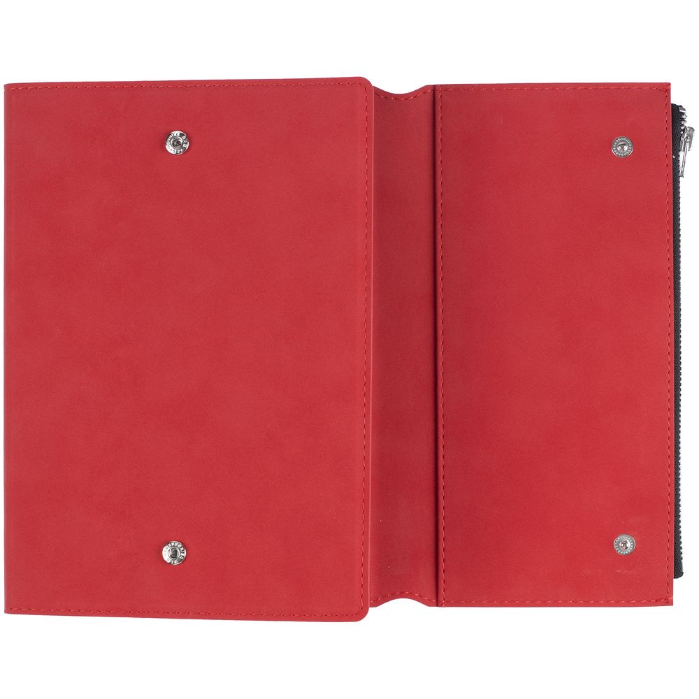 Ежедневник Grace на заказ, недатированный, красный-3