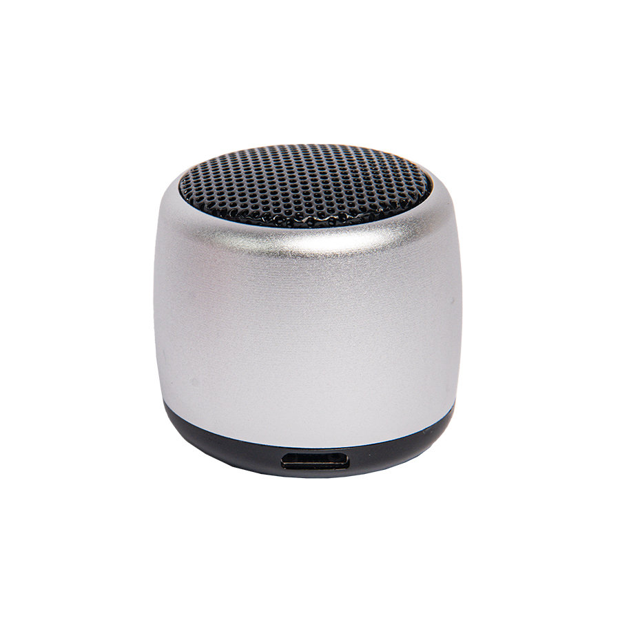 Портативная mini Bluetooth-колонка Sound Burger "Loto" серебро, серебристый-0