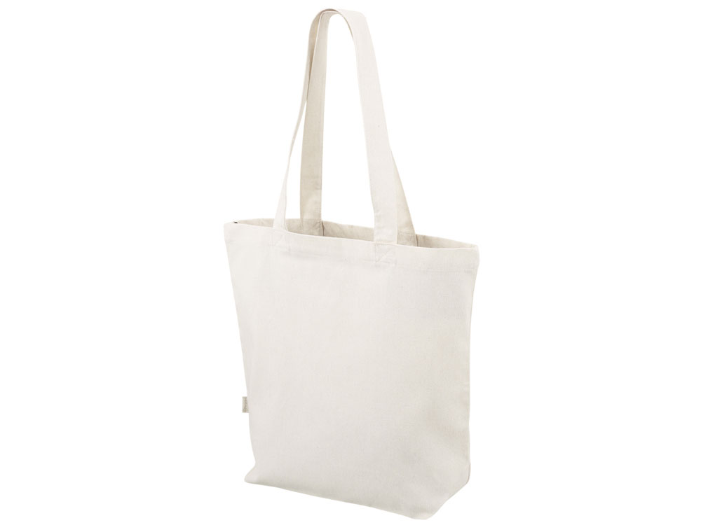 Сумка для шоппинга Cotton из переработанного хлопка 280 г, натуральный-2