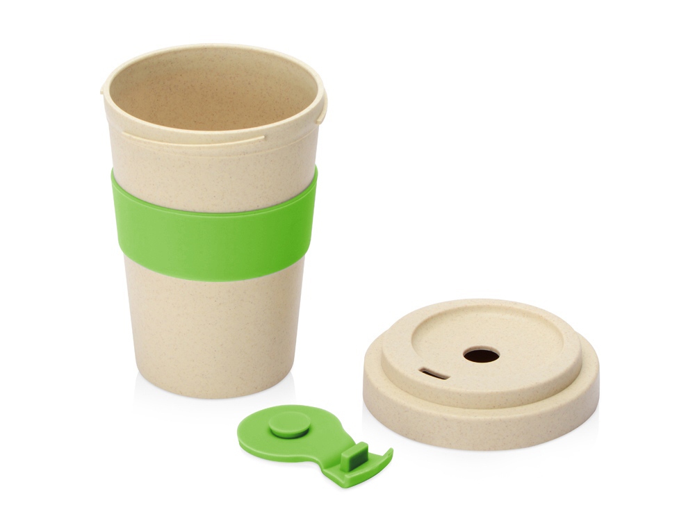 Стакан из пшеничного волокна Flava, зеленое яблоко-2