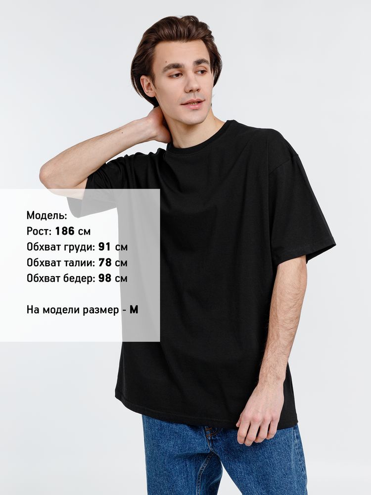 Футболка оверсайз унисекс Big Haul, черная-2