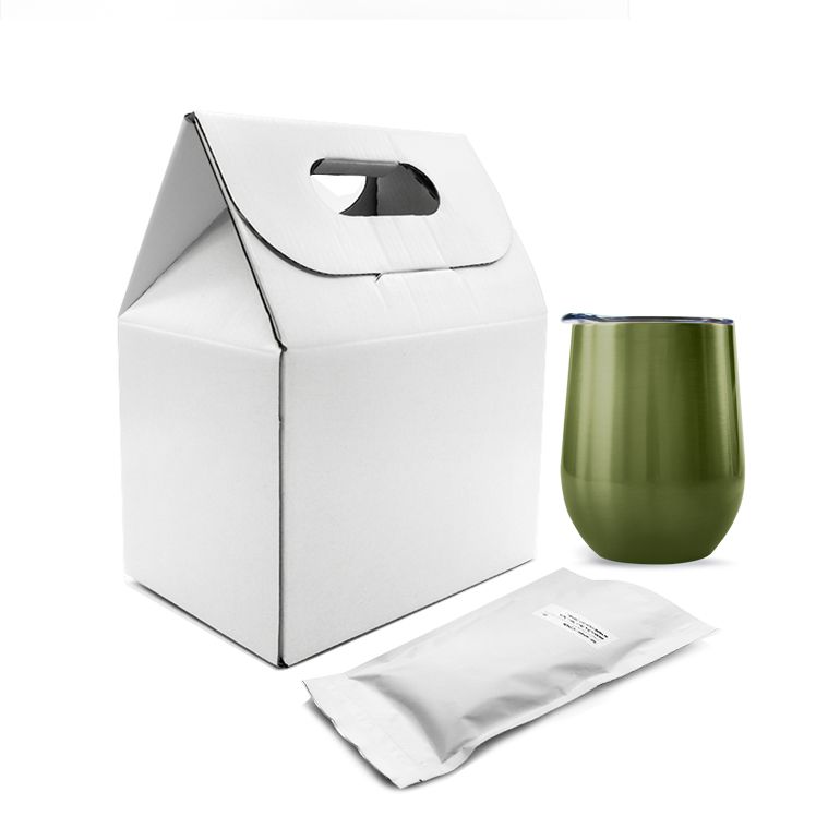 Набор Coffee Box с кофером металлик CO12m (хаки)-0