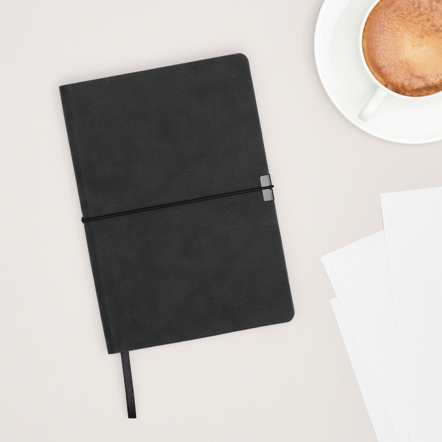 Ежедневник Ин Велюр (In Velour) недатированный, черный-13