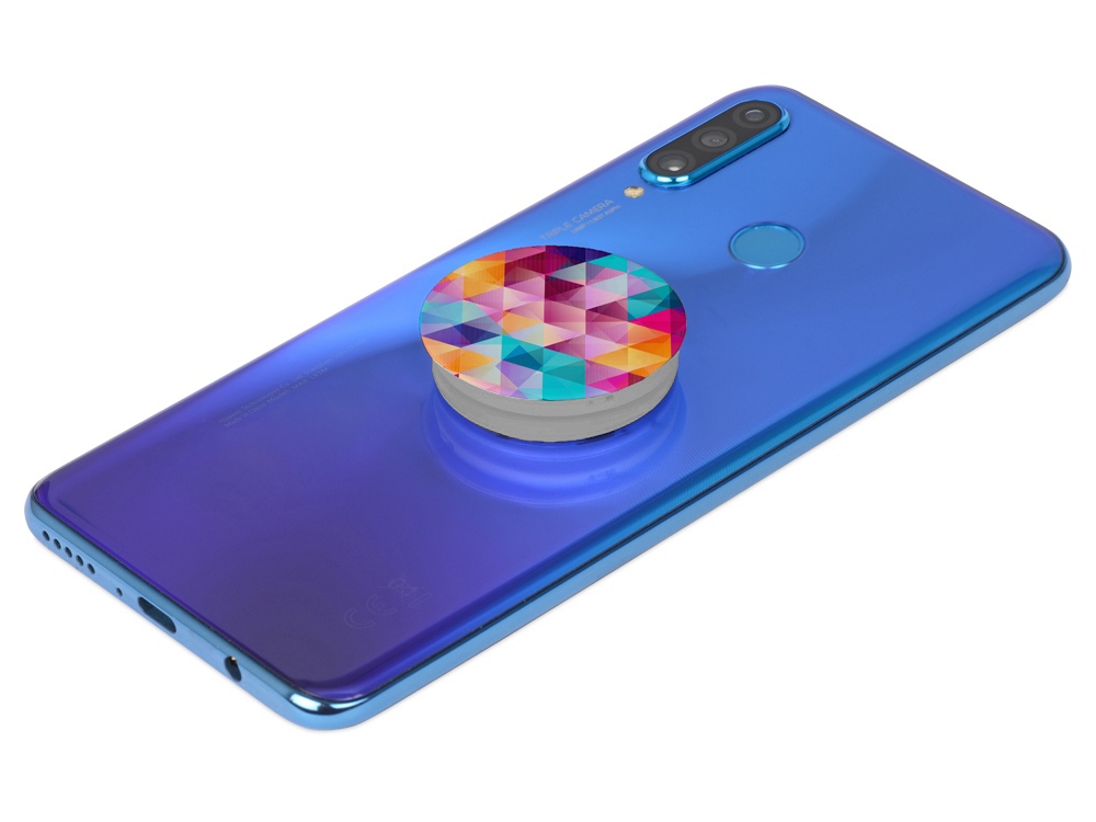 Держатель для телефона Pop Stand, серый-5