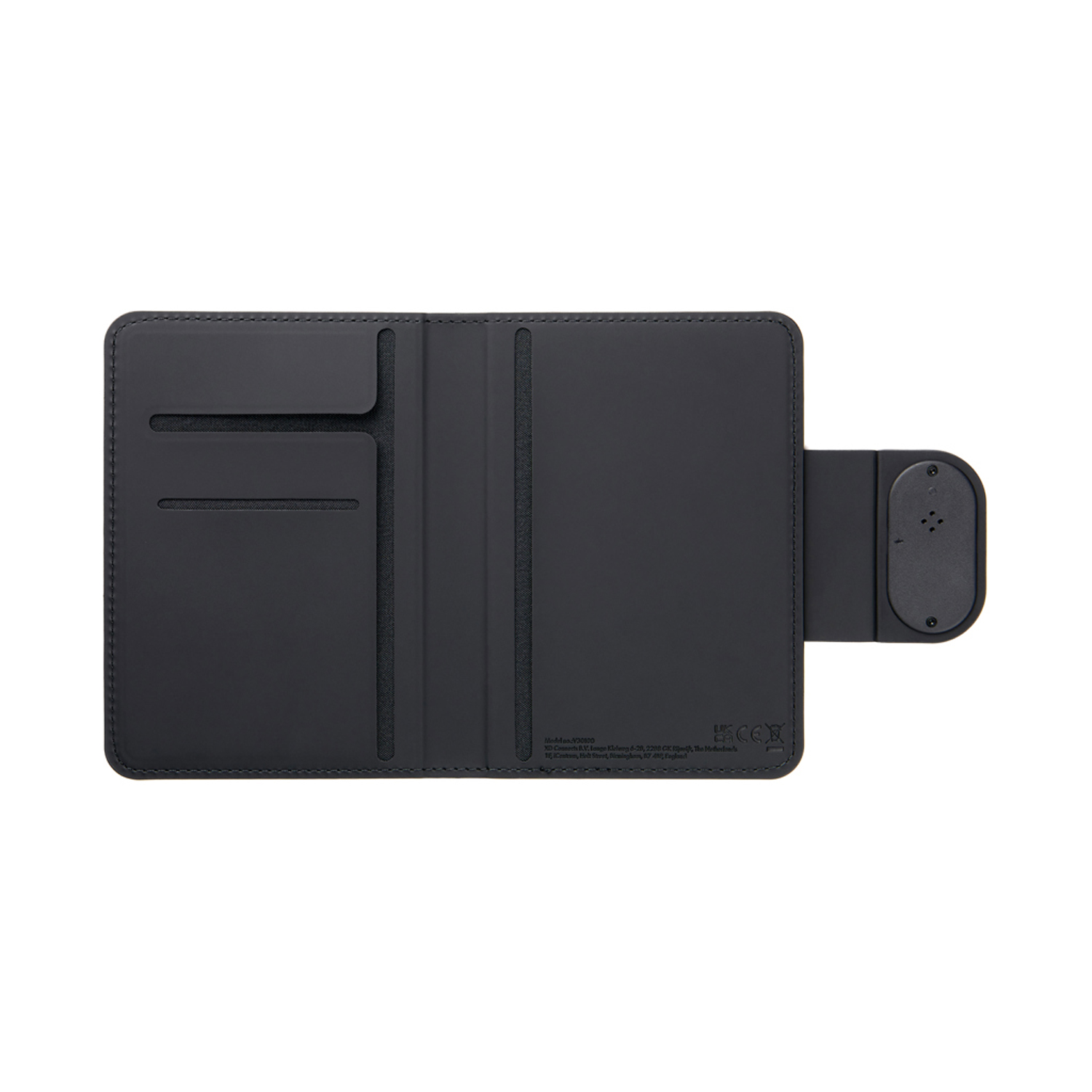 Обложка на паспорт VINGA Baltimore RCS с Bluetooth-трекером Dual-2