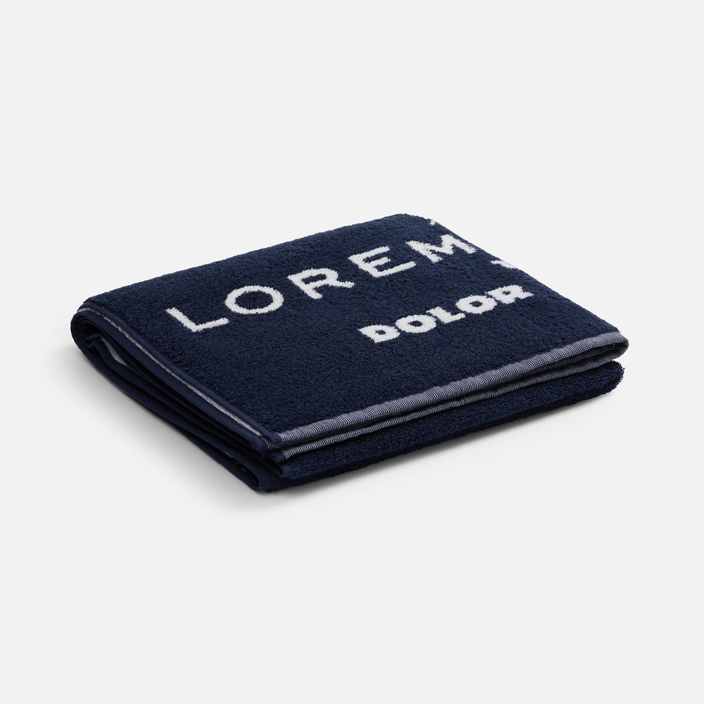 Полотенце на заказ Surpass с пестротканым логотипом, большое-0