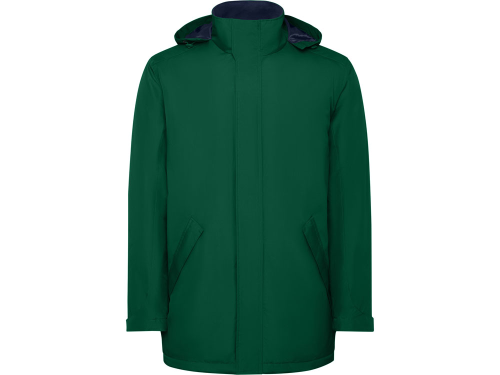 Парка утепленная America мужская, бутылочный зеленый-0