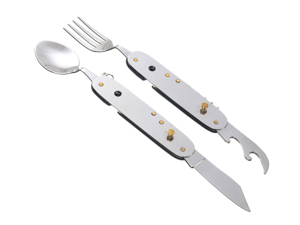 Нож перочинный Stinger, 109 мм, 8 функций, материал рукояти: АБС-пластик (чёрный)-5