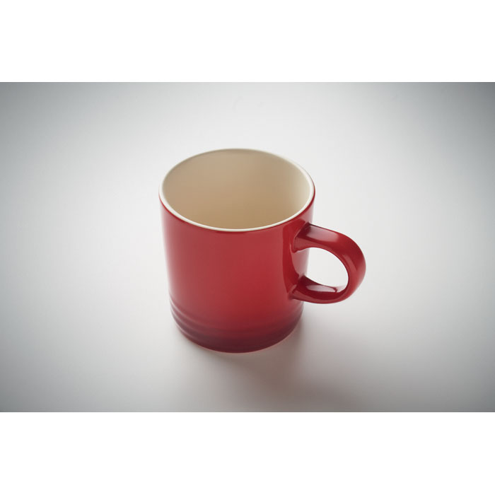 Ceramic mug 290ml, красный-1