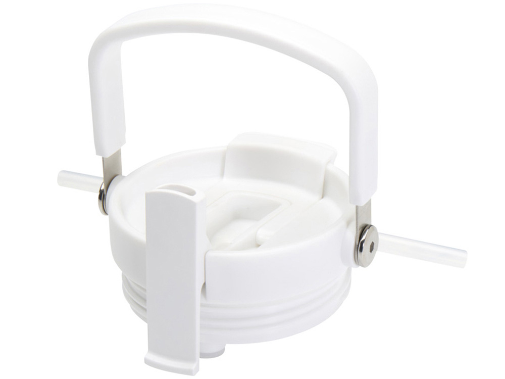 Термостакан Bronx объемом 900 мл из меди и переработанной нержавеющей стали, сертифицированной по стандарту RCS, с вакуумной изоляцией и крышкой с двойной функцией - Белый-6