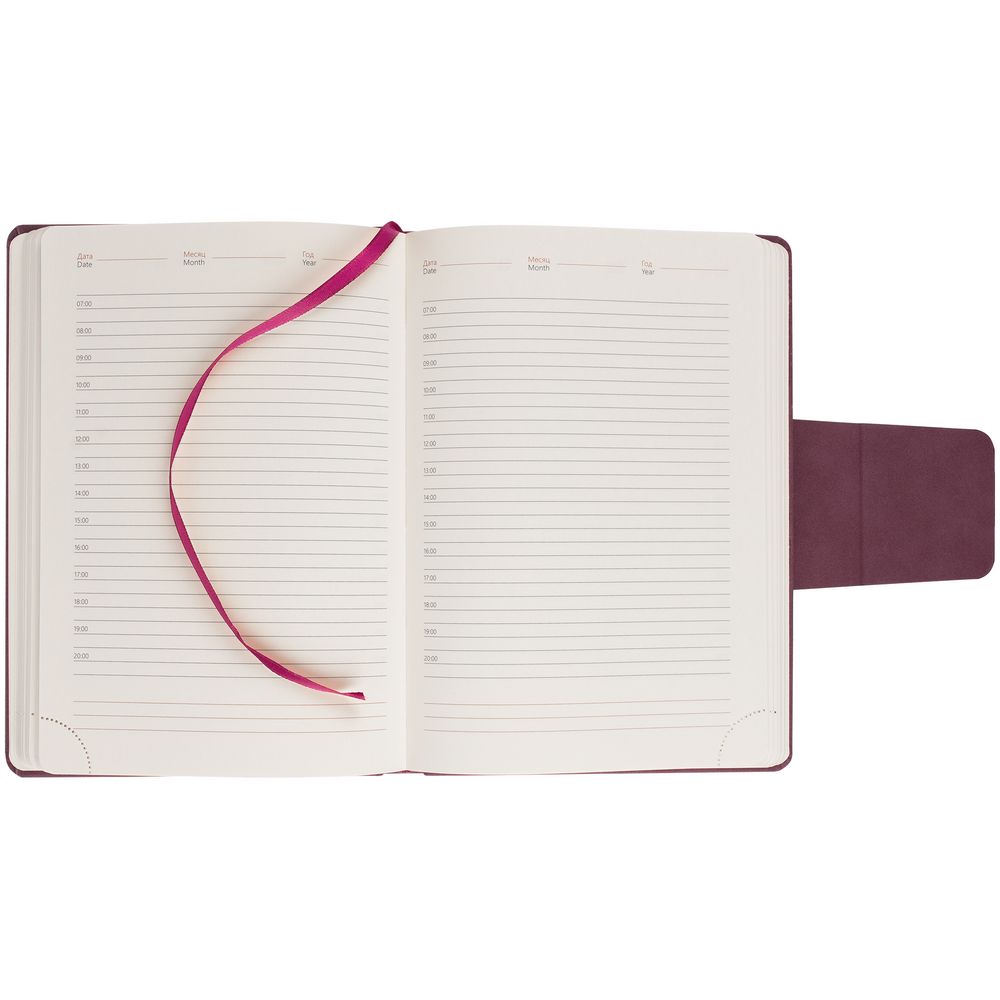 Ежедневник Capital, недатированный, бордовый-3