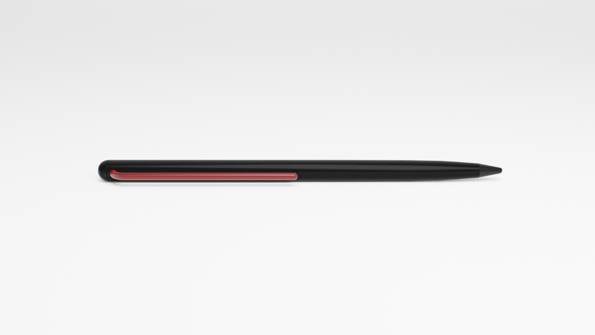 Карандаш Pininfarina GrafeeX с красным клипом в чехле из переработанной кожи-1