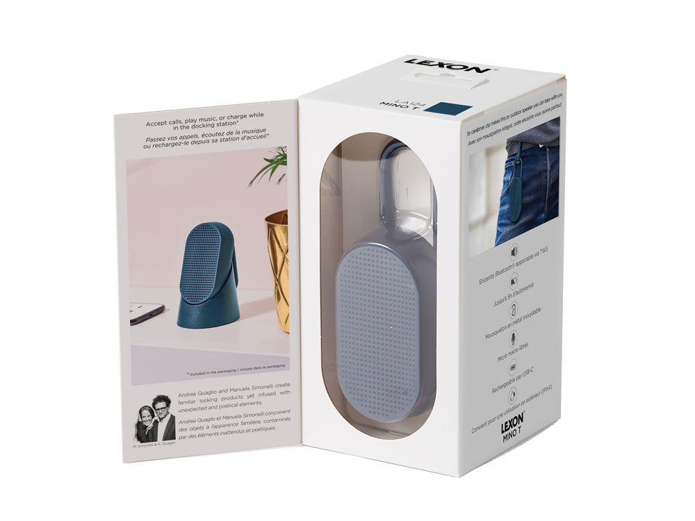 Колонка беспроводная с подставкой Mino T, черный-11