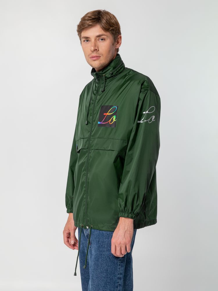 Ветровка из нейлона Surf 210, зеленая-5
