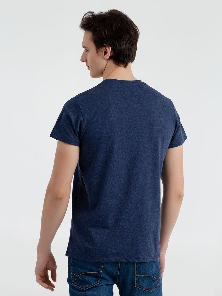 Футболка мужская Regent Fit 150, синий меланж-1
