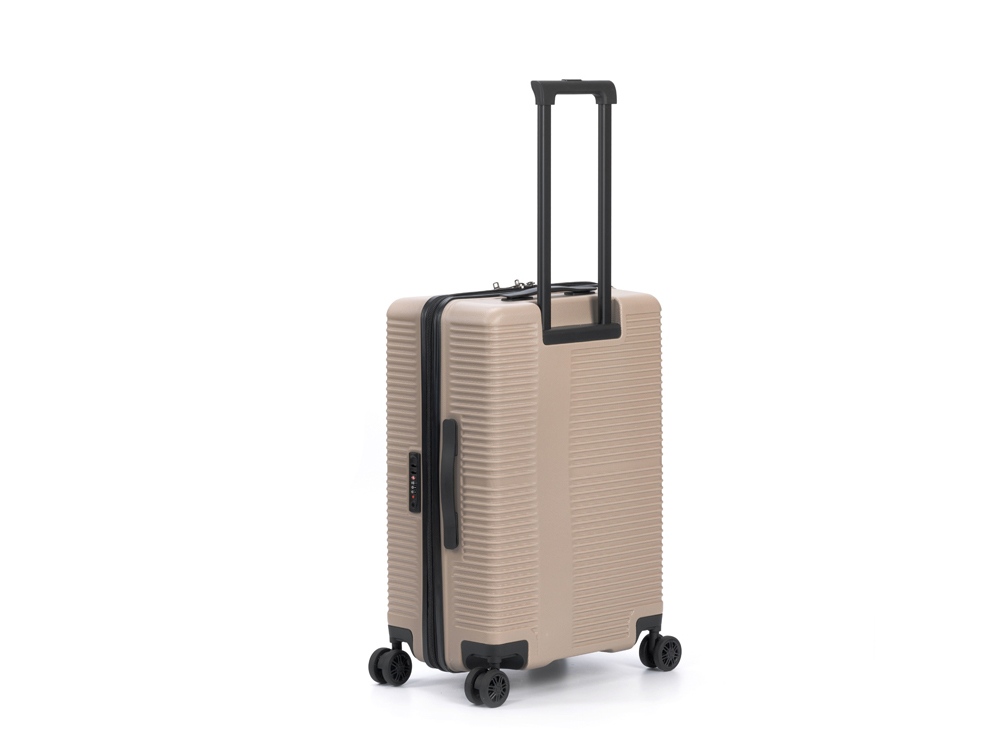 Чемодан TORBER Elton, песочный, ABS-пластик, 41 х 28 х 68 см, 64 л-1