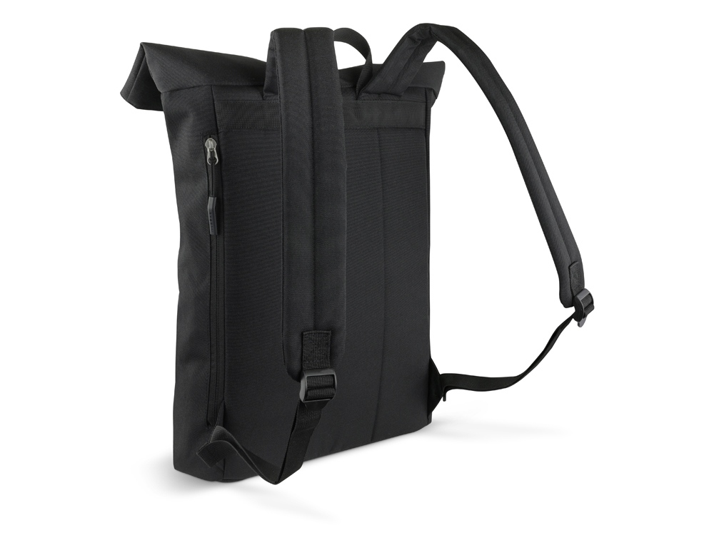 Рюкзак BUGATTI Blanc Delight, чёрный, нейлон RPET600D/тарпаулин/полиэстер, 41х13х46 см, 15 л-6