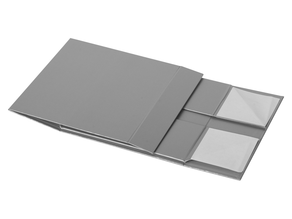 Коробка разборная на магнитах M, серебристый-2