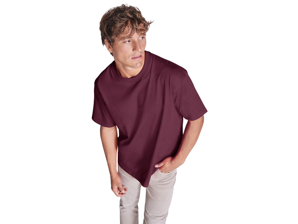 Футболка оверсайз Bull унисекс, сливовый-4