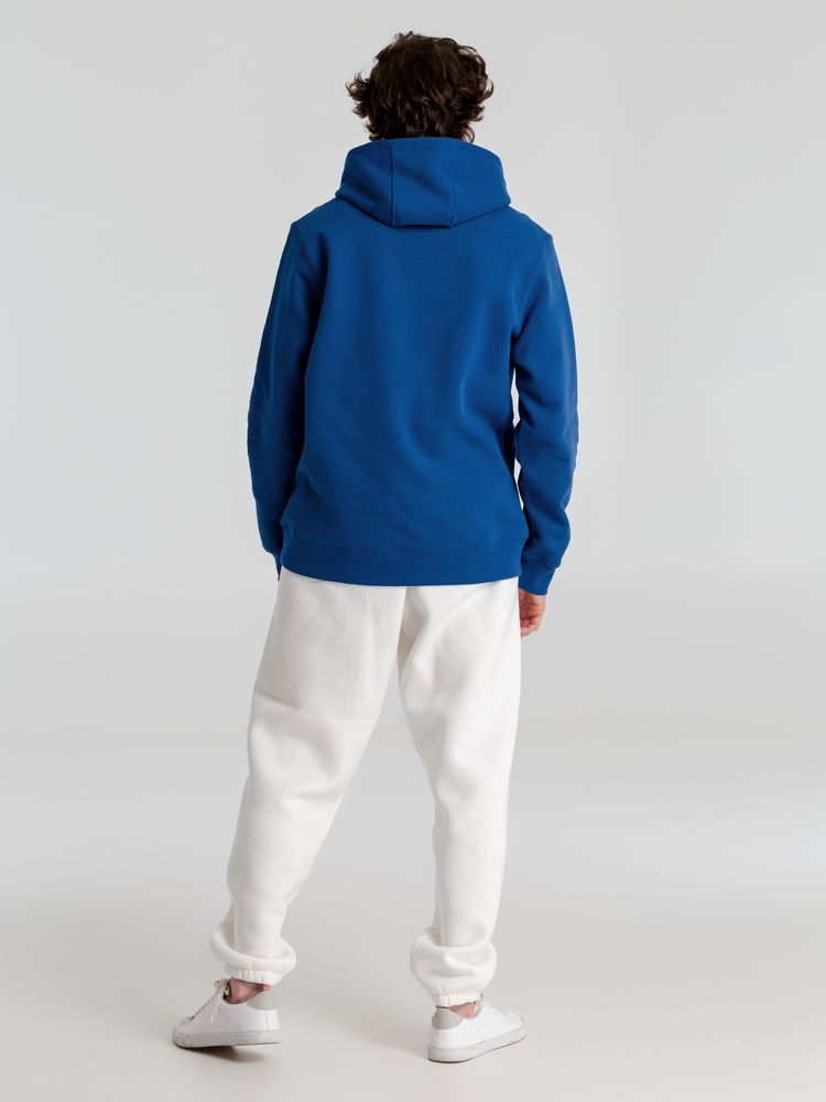 Толстовка с капюшоном унисекс King, ярко-синяя-8