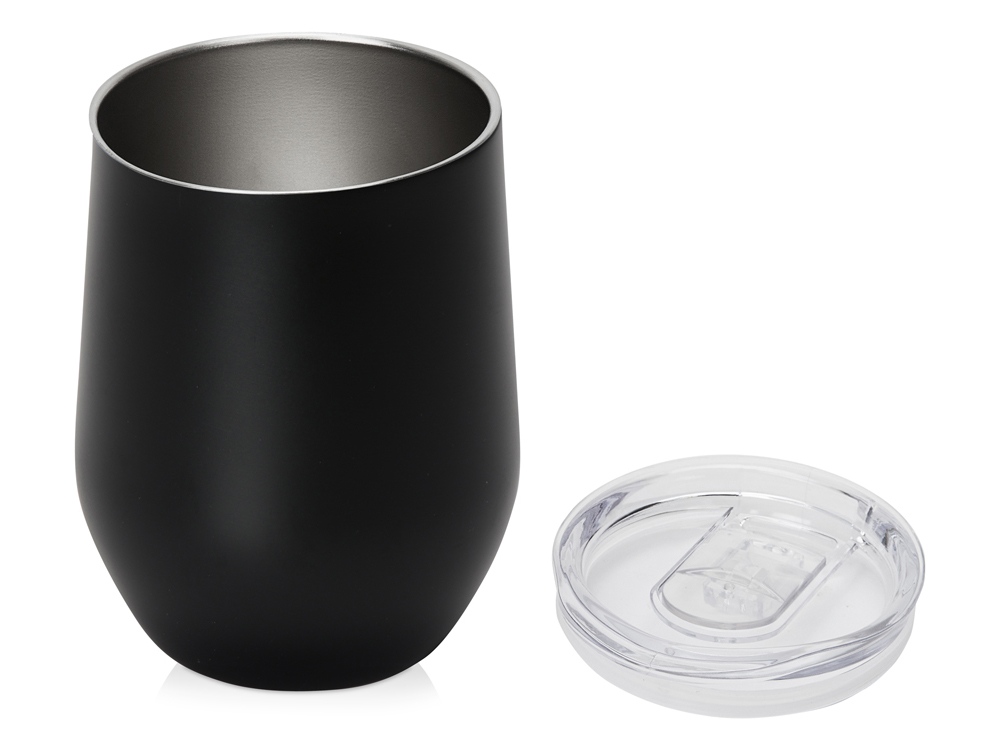 Вакуумная термокружка Sense, черный-1