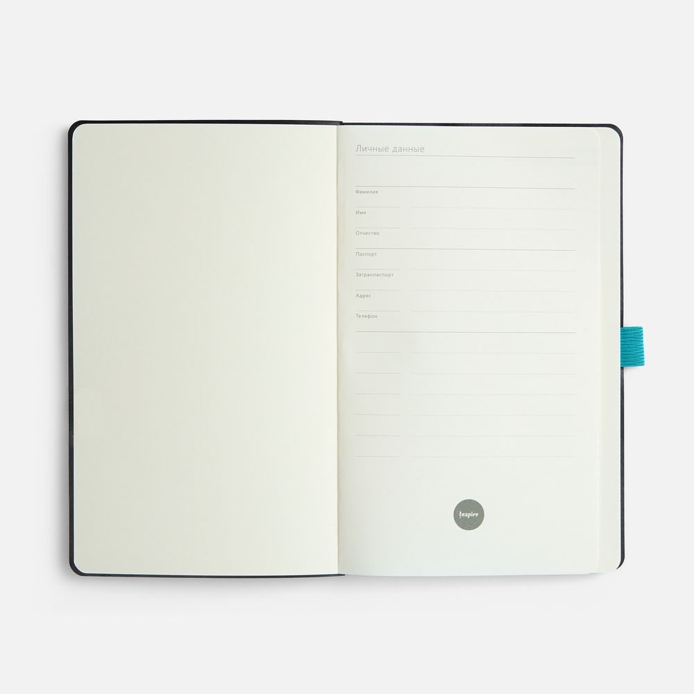 Ежедневник Lungo, недатированный, бирюзовый-4