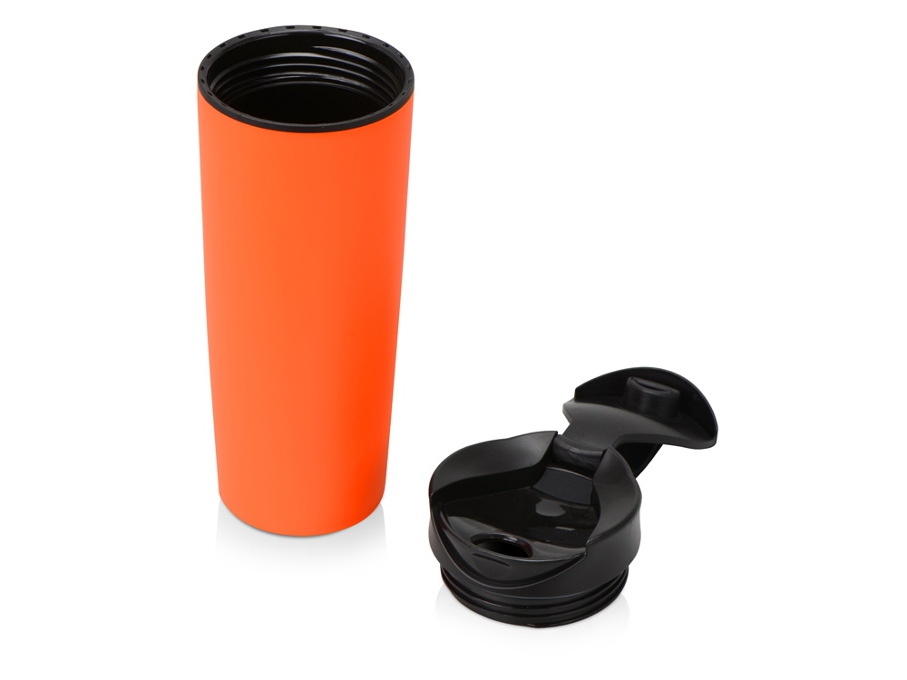 Термокружка Годс 470мл на присоске, оранжевый-3