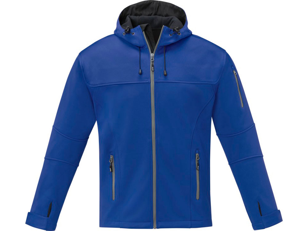 Match Мужская куртка софтшел, cиний-1