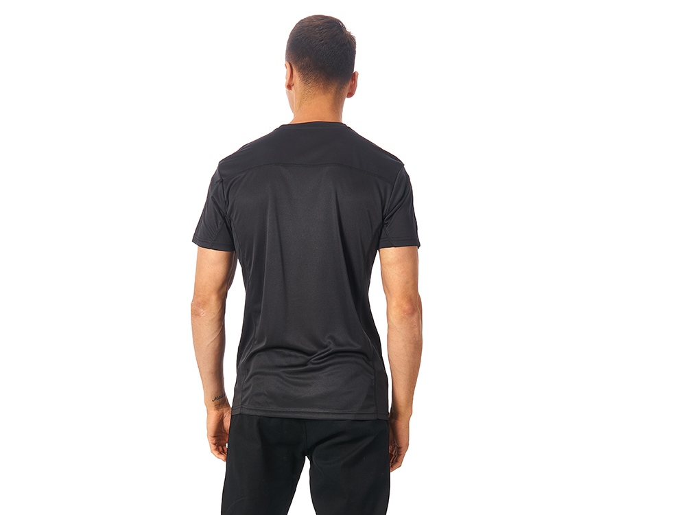 Мужская спортивная футболка Turin из комбинируемых материалов, черный-3