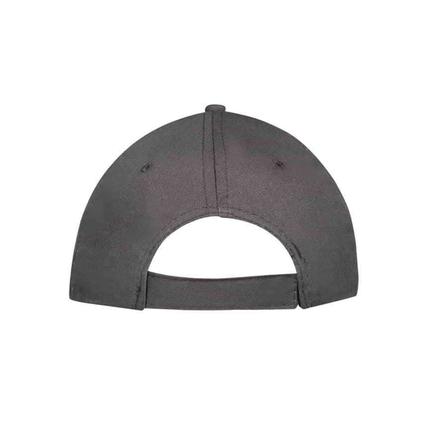 Бейсболка SUNNY, 5 клиньев, застежка на липучке, темно-серый, серый-3