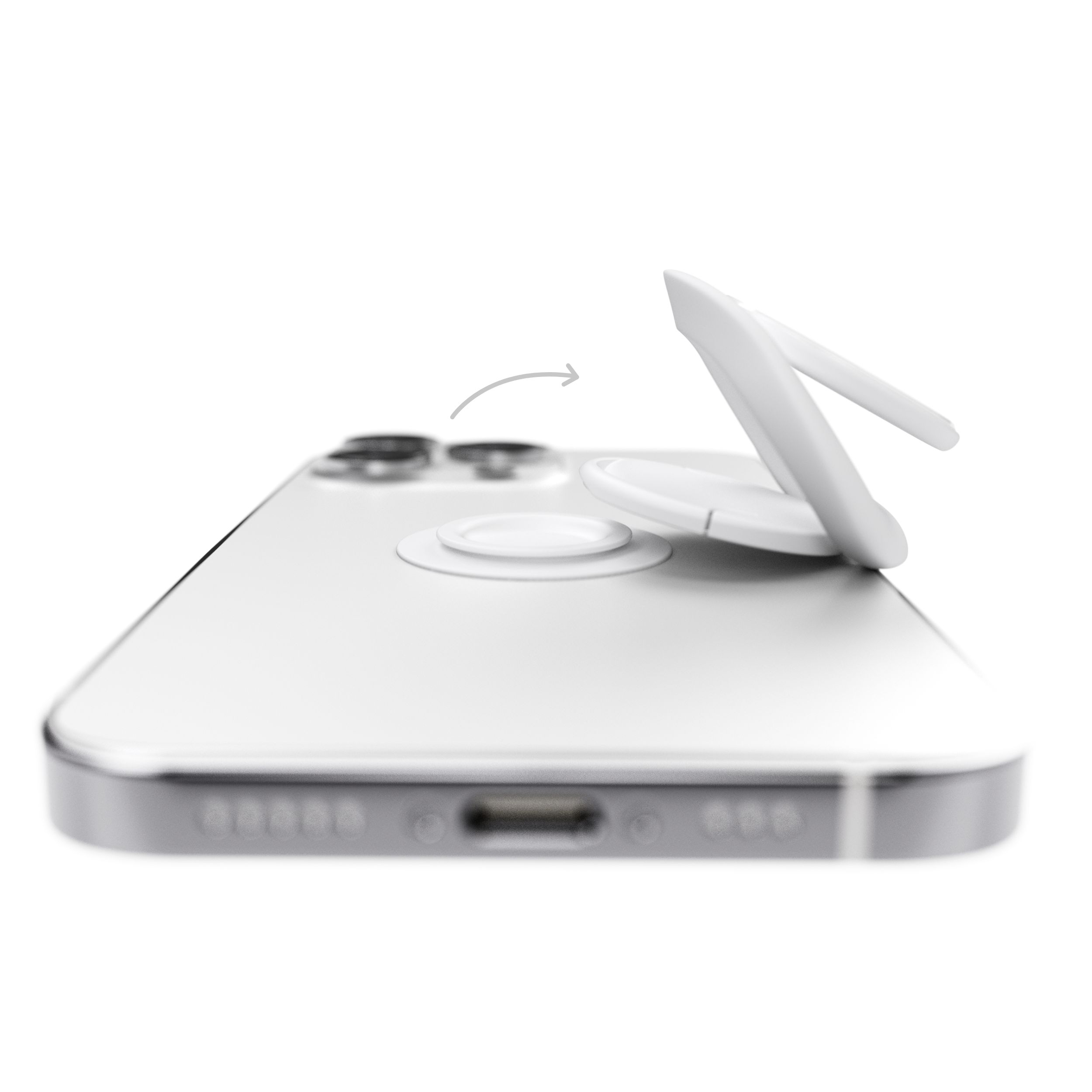 Держатель для телефона Backflip® Pure с магнитным креплением, белый-3