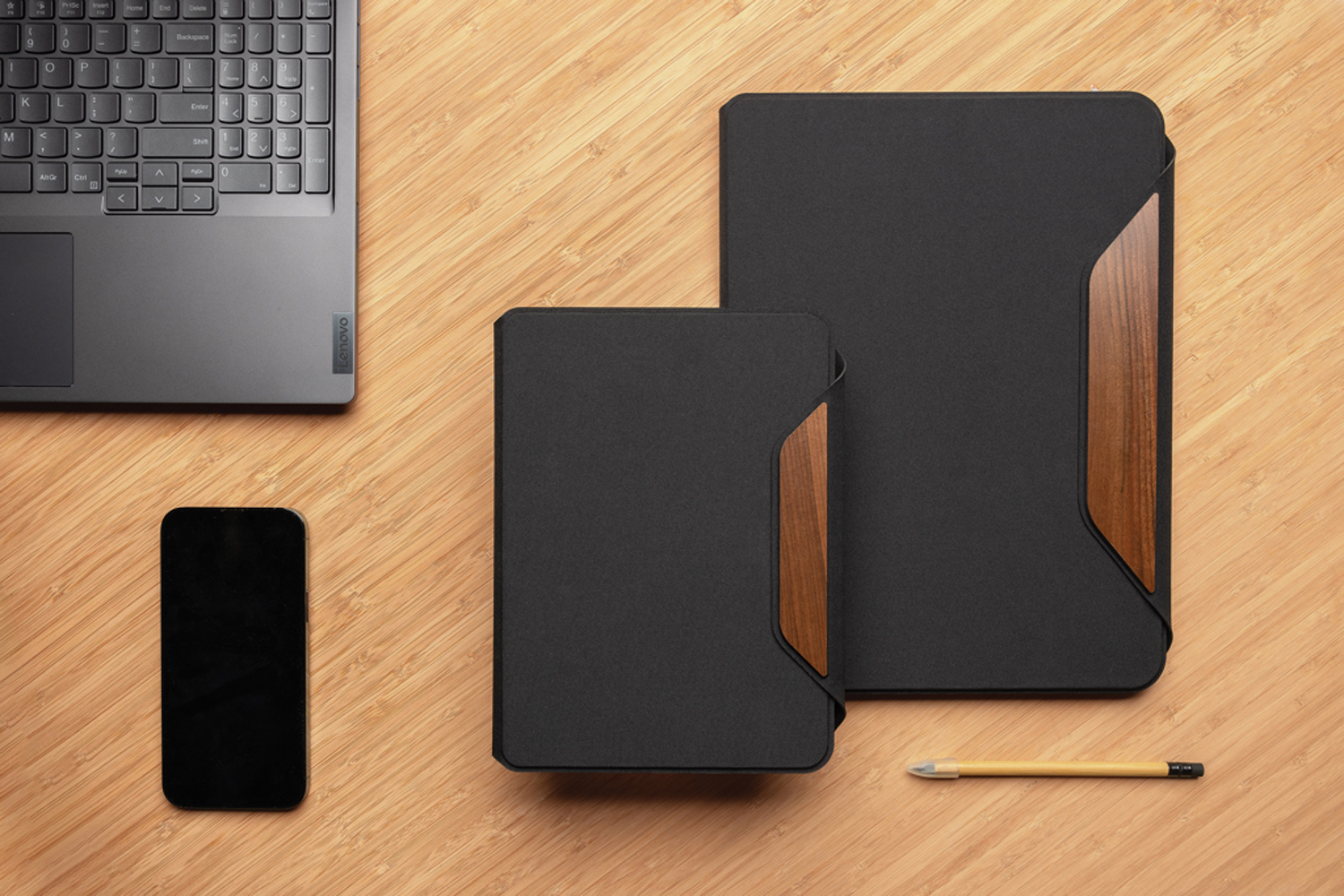 Органайзер Teri из rPET AWARE™ и орехового дерева, A5-10