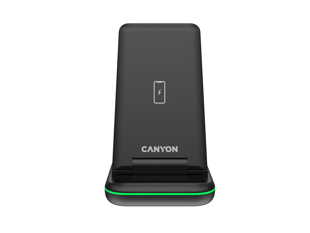 Беспроводное зарядное устройство 3-в-1 CANYON WS-304 (CNS-WCS304B), 15W, черный-1
