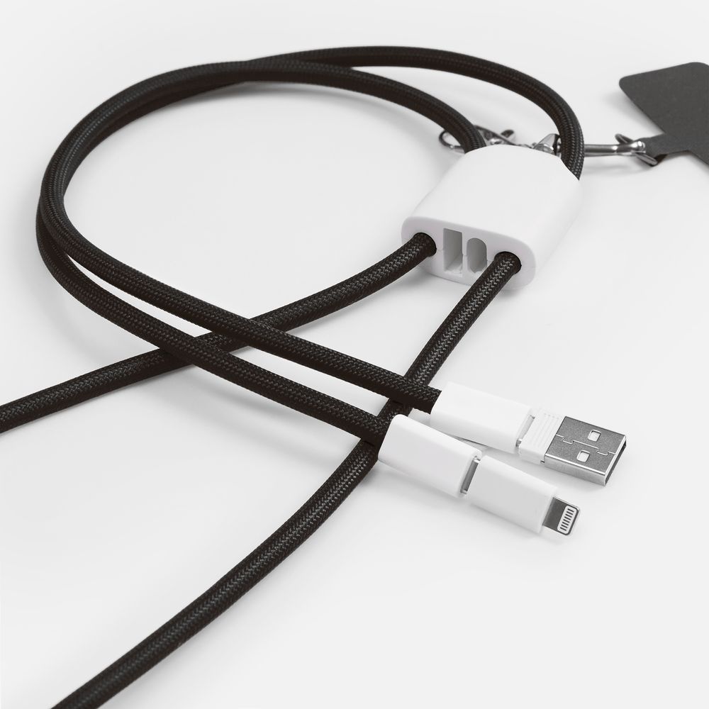 Кабель-ланьярд energyFlex Pro, черный-1