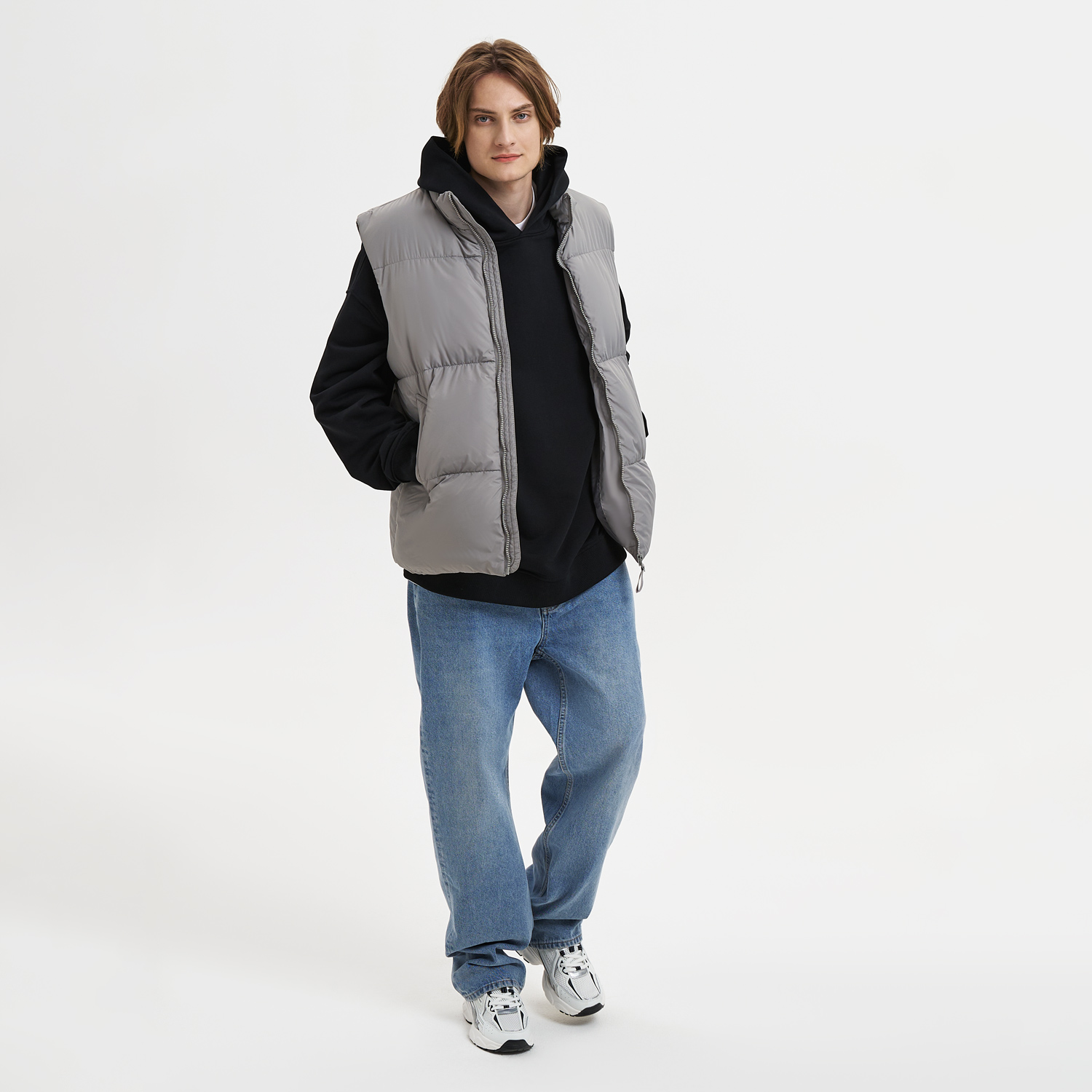 Худи оверсайз унисекс FUSION, черный-12